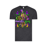 Vintage Black mardi gras fleur de lis Vintage Tee - CowGirlArtShop
