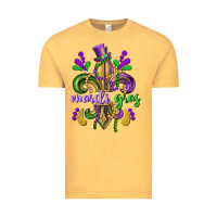 Vintage Mustard mardi gras fleur de lis Vintage Tee - CowGirlArtShop