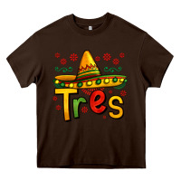 Chocolate Brown tres my third mexican birthday Heavy Core Tee - Jasminsmagicworld