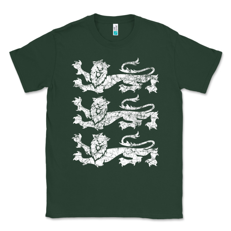 Retro Three England Lions Vintage Souvenir Classic Tee by trangStudio | Teevron