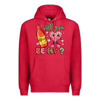 Cardinal will you be my Premium Hoodie - LillyAllenDesigns