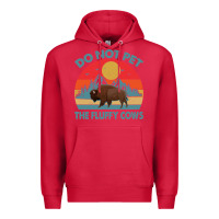 Cardinal Do Not Pet The Fluffy Cows Vintage Premium Hoodie - trangStudio
