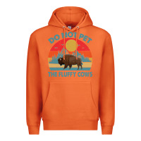 Carrot Do Not Pet The Fluffy Cows Vintage Premium Hoodie - trangStudio
