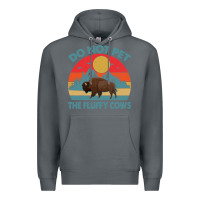 Rock Do Not Pet The Fluffy Cows Vintage Premium Hoodie - trangStudio