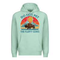 Seafoam Do Not Pet The Fluffy Cows Vintage Premium Hoodie - trangStudio