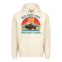 Tofu Do Not Pet The Fluffy Cows Vintage Premium Hoodie - trangStudio