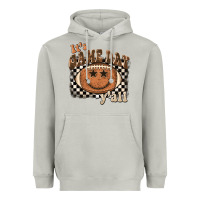 Moon Dust it's game day y'all football smiley face Heavyweight Hoodie - BarkalooDesign