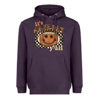 Plum it's game day y'all football smiley face Heavyweight Hoodie - BarkalooDesign