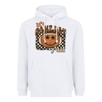 White it's game day y'all football smiley face Heavyweight Hoodie - BarkalooDesign