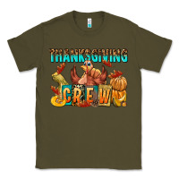 Army Green Thanksgiving crew Classic Tee - NancyCooperArtShop