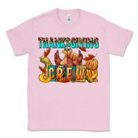 Bubblegum Pink Thanksgiving crew Classic Tee - NancyCooperArtShop
