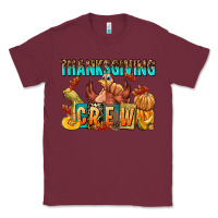 Burgundy Thanksgiving crew Classic Tee - NancyCooperArtShop