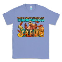 Colony Blue Thanksgiving crew Classic Tee - NancyCooperArtShop
