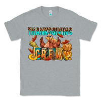 Heather Grey Thanksgiving crew Classic Tee - NancyCooperArtShop