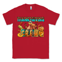 Red Thanksgiving crew Classic Tee - NancyCooperArtShop