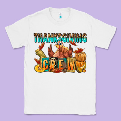 Thanksgiving Crew Classic Tee Designed By Nancycooperartshop