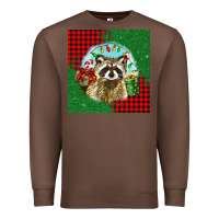 Chestnut christmas raccoon Premium Sweatshirt - BarkalooDesign