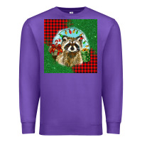 Christmas Raccoon Premium Sweatshirt | Teevron