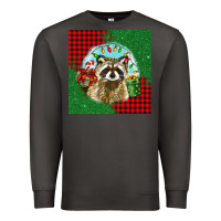 Smoke christmas raccoon Premium Sweatshirt - BarkalooDesign