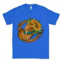 True Royal western hat with sunflowers and rope Classic Tee - Artiststas