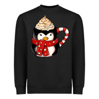 Black coffee cups animal Heavyweight Sweatshirt - CowhideDigitalArt