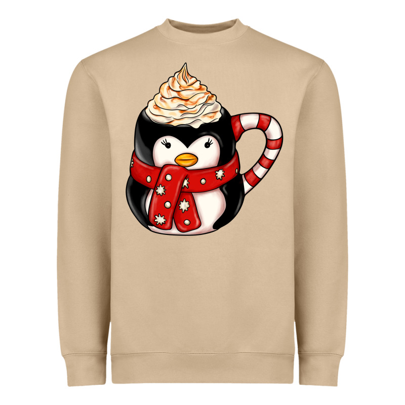 Coffee Cups Animal Heavyweight Sweatshirt by CowhideDigitalArt | Teevron