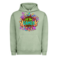 Pigment Oil Green field day let the games begin Urban Hoodie - AdoDesignShop