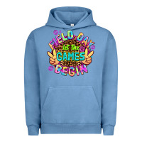 Pigment Pebble Blue field day let the games begin Urban Hoodie - AdoDesignShop