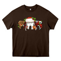 Chocolate Brown Christmas teeth dentist Heavy Core Tee - Jasminsmagicworld