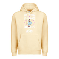 Pina Colada Just A Girl Who Loves Chickens And Dogs Gift Women Premium Hoodie - trangStudio