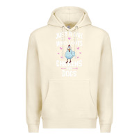 Sandshell Just A Girl Who Loves Chickens And Dogs Gift Women Premium Hoodie - trangStudio