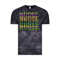 Cloud Black nurse mardi gras Vintage Tee - CowGirlArtShop