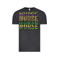 Vintage Black nurse mardi gras Vintage Tee - CowGirlArtShop