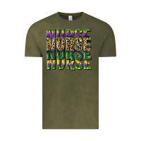 Vintage Olive nurse mardi gras Vintage Tee - CowGirlArtShop