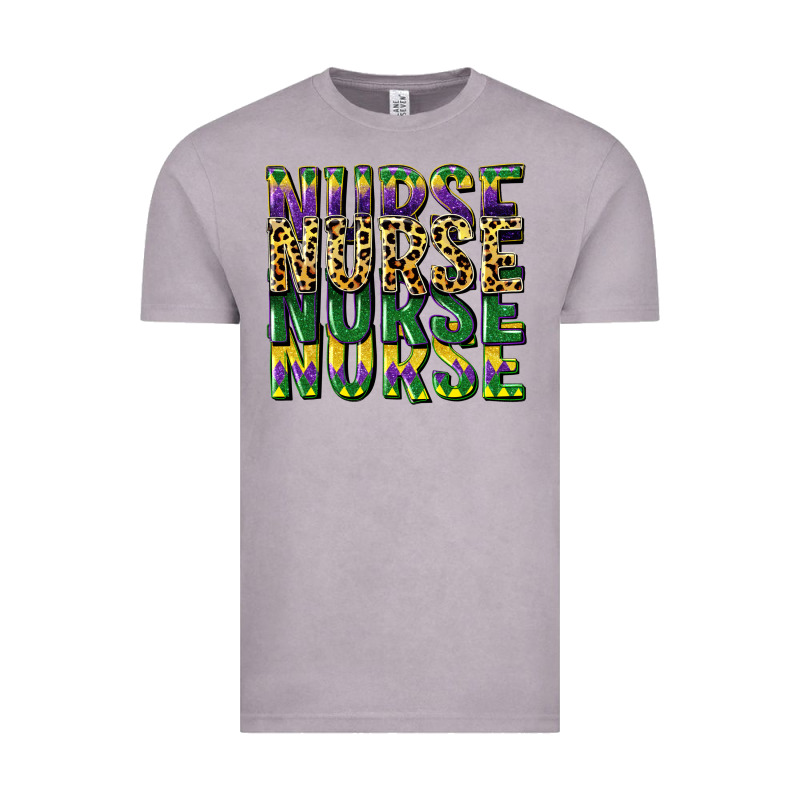 Nurse Mardi Gras Vintage Tee by CowGirlArtShop | Teevron