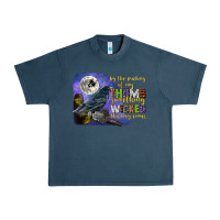 Midnight Navy something wicked this way comes Urban Heavy Tee - CowGirlArtShop