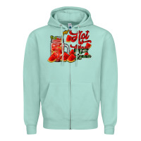 Seafoam hot mom summer watermelon Zipper Hoodie - RacoonDesign