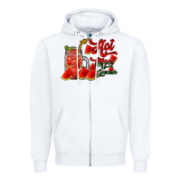 White hot mom summer watermelon Zipper Hoodie - RacoonDesign