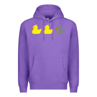 Purple Duck Duck Grey Duck Funny Minnesota Premium Premium Hoodie - trangStudio