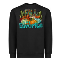 Black fall pumpkin art Heavyweight Sweatshirt - CowhideDigitalArt