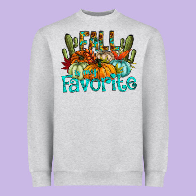 Fall Pumpkin Art Heavyweight Sweatshirt Designed By Cowhidedigitalart