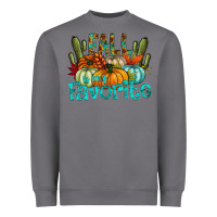 Storm fall pumpkin art Heavyweight Sweatshirt - CowhideDigitalArt