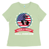 Matcha DONALD TRUMP 2016 WE SHALL OVERCOMB Ladies Tee - Bettercallsaul