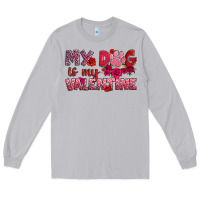 Moon Dust my dog is my valentine Long Sleeve Tee - OliviaCreatesArt