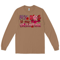 Toasted Coconut my dog is my valentine Long Sleeve Tee - OliviaCreatesArt