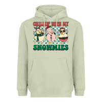 Matcha Chillin with my Snowmies Heavyweight Hoodie - BarkalooDesign