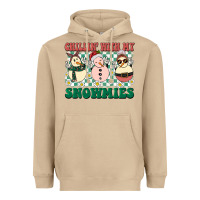 Mushroom Chillin with my Snowmies Heavyweight Hoodie - BarkalooDesign