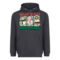 Smoke Chillin with my Snowmies Heavyweight Hoodie - BarkalooDesign
