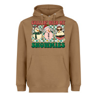 Toasted Coconut Chillin with my Snowmies Heavyweight Hoodie - BarkalooDesign