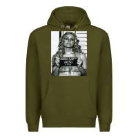 Army Green Sheri moon zombie baby firefly the devils rejects art print mugshot de Premium Hoodie - trangStudio
